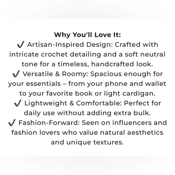 Elegant Tan Crochet Women's Bag - Picture 14 of 16